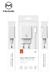 Super Kit Carregador 2P/2 USB e Cabo Tipo C 2,4A 1,0M Branco - loja online