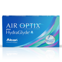 Lentes de Contato Semestral Air Optix Plus Hydraglyde - Miopia e Hipermetropia
