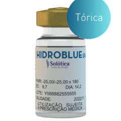 Lentes de contato Anual HidroBlue UV Tórica - Astigmatismo