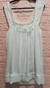 Vestido estilo camisola retrô - slip dress de chiffon seda - Tam: M/G - comprar online