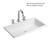 Cuba Sobrepor Retangular 135x310x590mm Branco Deca L.1070.17 - comprar online