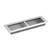 Canal Organizador Inox Escovado Ce-2 140X235X667mm Mekal 01213216