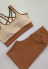 Conjunto Basic Brown Shorts - Caramelo