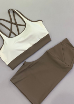 Conjunto Basic Brown Shorts - Cappuccino