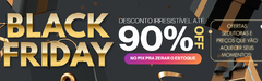 Banner da categoria BLACK FRIDAY COM ATÉ 90% OFF