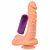 PÊNIS VIBRADOR CONTROLE EXTERNO 19 X 4,5CM HOT FLOWERS