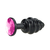 Plug Anal de Metal Preto em Espiral - P - comprar online