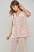 Conjunto Pijama Floral Rosa na internet