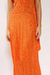 VESTIDO TRICOT LONGO LARANJA - BG Bianca Gibbon