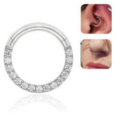 637-ARGOLA CLICKER TITANIO ZIRCONIA FRONTAL1.2X8MM na internet