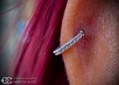 253-ARGOLA CLICKER TITANIO ZIRCONIA HELIX 1.2X6MM - Marcos Alves Piercer