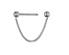 504-BARBELL RETO ACO CORRENTE 1.6X14MM