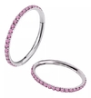 618-ARGOLA CLICKER ACO ZIRCONIA ROSA 1.2X10MM