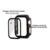 Capa Bumper Vidro Temperado Para Apple Watch Serie 8 45mm