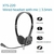 Auricular Xtech con micrófono para PC