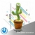 Cactus Bailarin recargable - comprar online