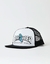 GORRA | SANTA CRUZ X THRASHER MAGAZINE | SCREAMING LOGO MESH TRUCKER | NEGRA CON BLANCO Y AZUL