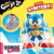 Muñeco Goo Jit Zu Sonic - Figura Super Flexible - JOUET