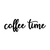 Letreiro em MDF "Coffee Time" - comprar online