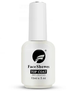 Top Coat 15 ML Face Showes ( No-Cleanse )