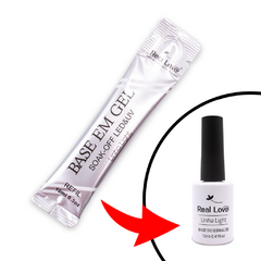 Refil Base em Gel Linha Light 10ml - Real Love - Via Art Nails