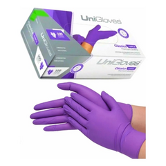 Luva Purple Látex Unigloves