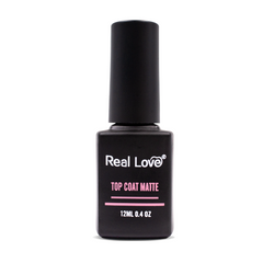 Top Coat Matte Efeito Fosco 12ml - Real Love