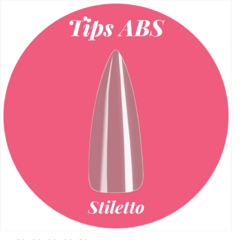 Tips ABS SB Nails Fast Gel Stiletto 240 Pcs