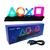 Lâmpada Decorativa de Controle de Voz para Playstation Player, Jogo Icon Light