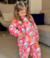 Pijama Infantil em Fleece Mantinha de Bebê Menina Ovelhinha - comprar online