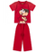 Conjunto de Manga Feminino Infantil Mônica Vermelho - comprar online