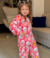 Pijama Infantil em Fleece Mantinha de Bebê Menina Ovelhinha