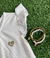 Vestido Baby Kamylus Off White Luxo Com Pulseiras na internet