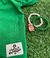 Conjunto Dila Infantil Menina Luxo Verde Sarja Com Pulseira - comprar online