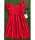 Vestido Luxo Vermelho Infantil By Gus Com Pulseiras