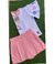 Conjunto Alakazoo Juvenil Rosa Short Saia Com Pulseira