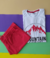 Conjunto Infantil Masculino Montanha Vermelho