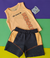 Conjunto Baby Masculino Regata Laranja Tileesul