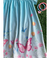 Vestido Tiny Joy Infantil Azul Borboleta Luxo Com Pulseiras - comprar online