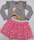 Conjunto Menina Infantil Blusa de Cotton Magali Turma da Mônica Com Saia de Tule - comprar online