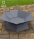 LAREIRA EXTERNA - FIRE PIT HEXAGONAL V2