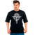 Camiseta Oversized Religiao Streetwear 100% Algodão 30.1 - 06 Preto