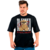 Camiseta Oversized Urso Bear Streetwear 100% Algodão 30.1 - 09 Preto