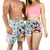 Kit Short Praia Casal Tactel com Elastano Mickey Ref: 038