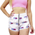 Short Praia Tactel com Elastano Feminino Branco Ref: 070