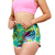 Short Praia Tactel com Elastano Feminino Floral Verde Ref: 043 - comprar online