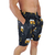 Short Praia Tactel com Elastano Masculino Cerveja Preto Ref: 042 - comprar online