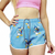 Short Praia Tactel com Elastano Feminino Pato Donald Ref: 022