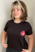 T-shirt preta estampa Florzinha