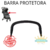 REPOSIÇÃO: Barra Frontal Protetora para Carrinho Burigotto Hoodie Cinza Escuro